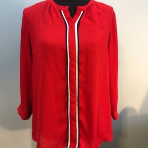 Red The Limited Blouse Size M